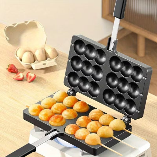 Commercial Egg Waffle Mold, Home Gas And Electric Egg Waffle Baking Machine, Cookie And Cake Molds